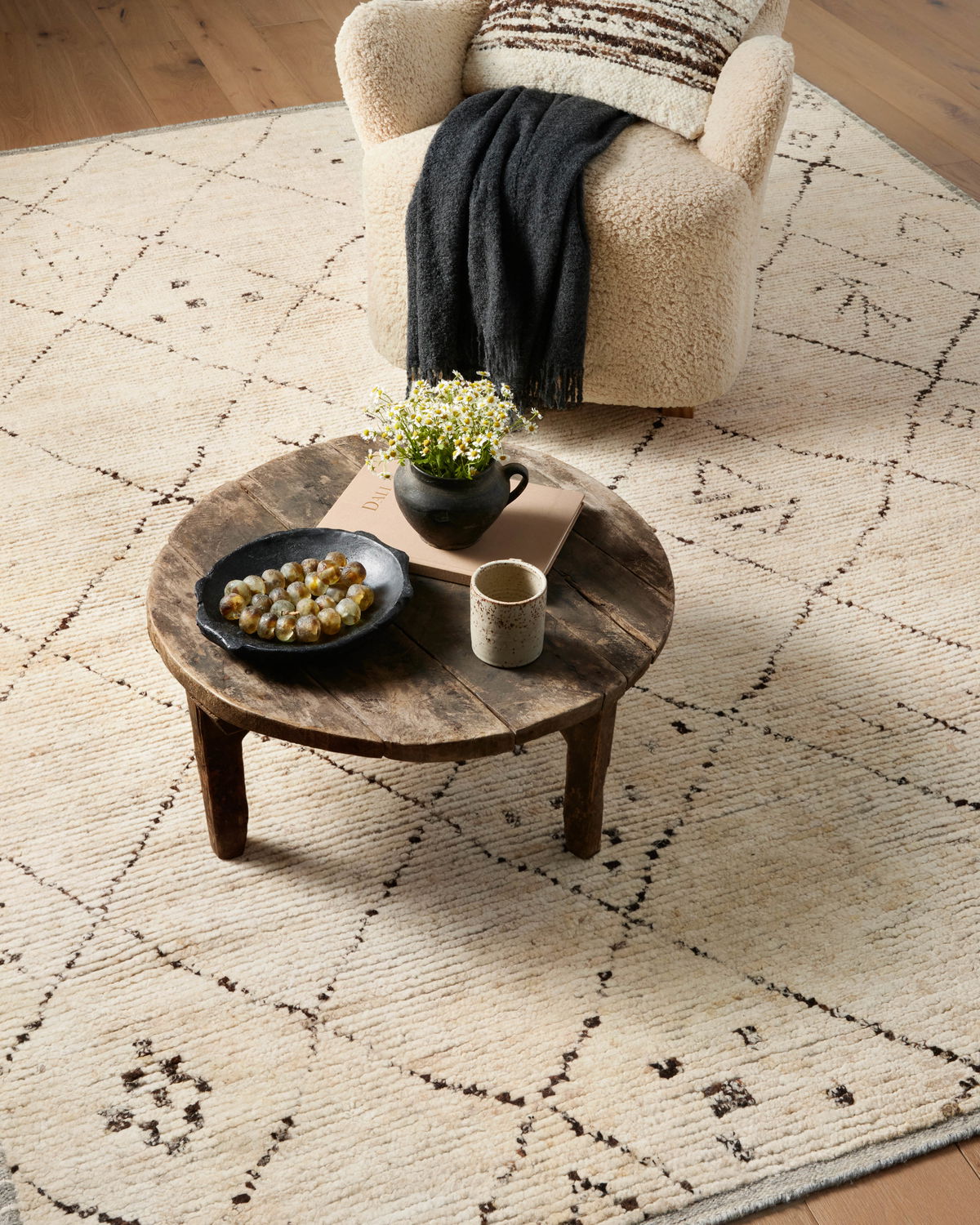 Amber Lewis x Loloi Briyana Rug, 5'6" length x 8'6" width View 3
