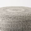 Bina  Dark Gray 4 Legged Wool Stool thumbnail 9
