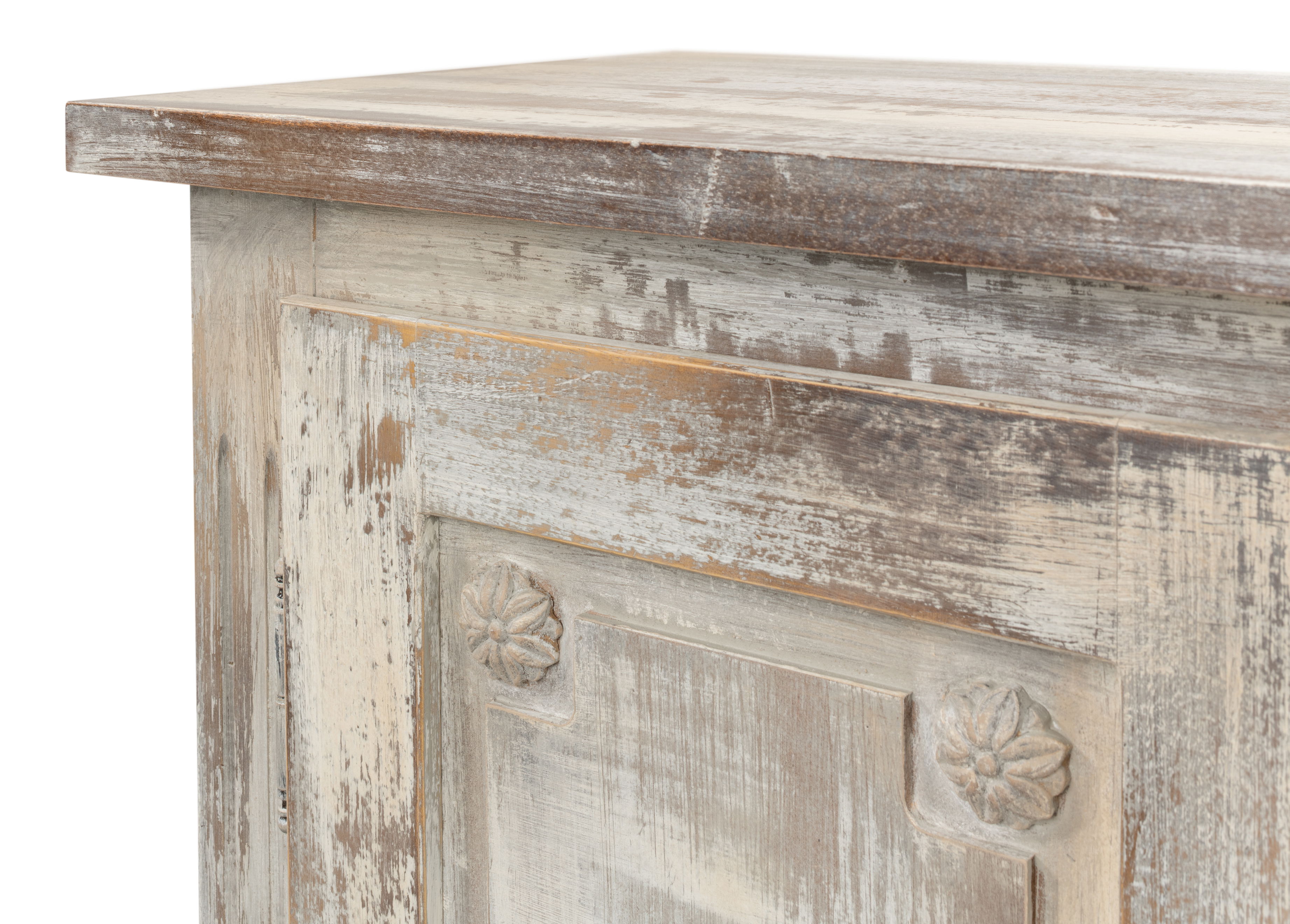 Bellagio Sideboard, 96',Grey Oak, Cabinets & Sideboard by Sarreid, 96" length x 15" width x 43" height View 12