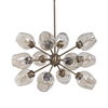 Chet 12 Light Sputnik Chandelier, Ceiling Light by Uttermost, 32.5" width x 20" height x 32.5" diameter x 32.5" depth thumbnail 3