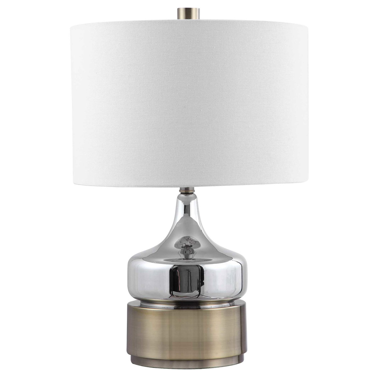 Como Chrome Table Lamp, by Uttermost, 1'3.5" width x 1'11" height x 1'3.5" depth View 4