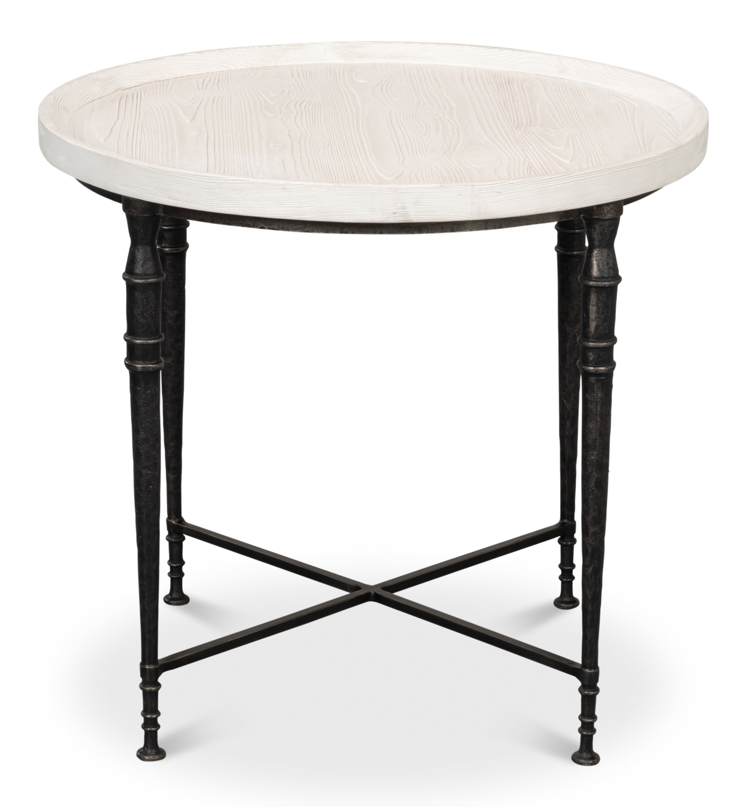 Nathaniel Elegance Side Table, Side & End Table by Sarreid, 27" length x 27" width x 25" height View 2
