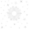 Sunburst Wall Decals With Circle Mirror, by York Wall, 2' length x 9.5" width x 0.9" depth thumbnail