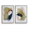 Abstract Afternoon Framed Canvases Set/2, Art by Uttermost, 25.5" width x 37.5" height x 2" depth thumbnail 1