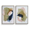 Abstract Afternoon Framed Canvases Set/2, Art by Uttermost, 25.5" width x 37.5" height x 2" depth thumbnail 1