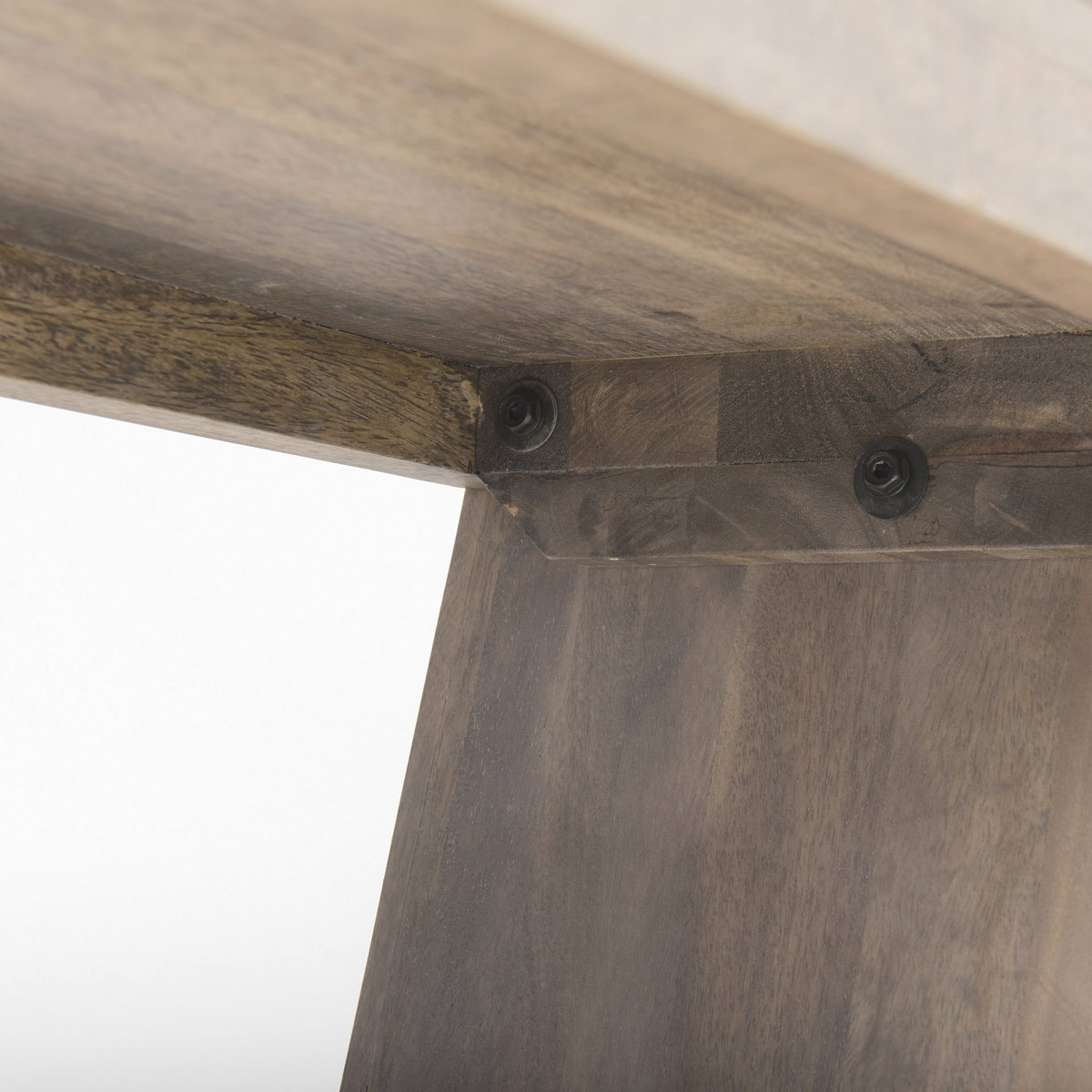 Elaine I 58L x 14.75W x 20H Brown Wood Upholstered Cream Seat Entryway Bench, Benche by Mercana, 58" length x 14.75" width x 20" height View 11