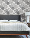 Kimono Trees White & Black Wallpaper thumbnail 1