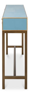 Gideon Shagreen Console, Chambray Blue thumbnail 3