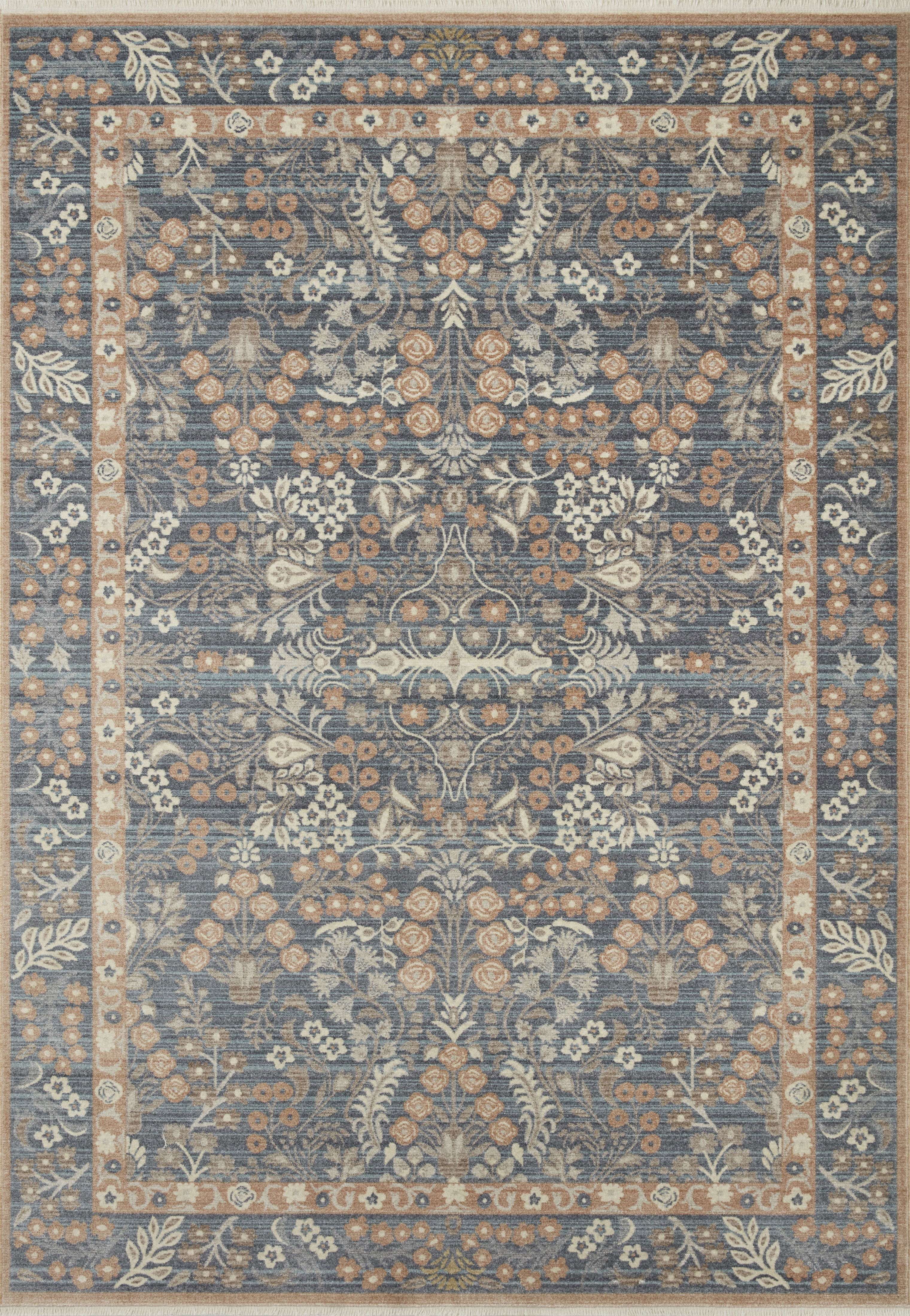 Rifle Paper Co. x Loloi Holland Rug, 5'3" length x 7'9" width