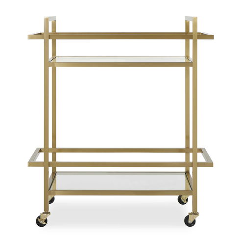 Erena Brass Bar Cart