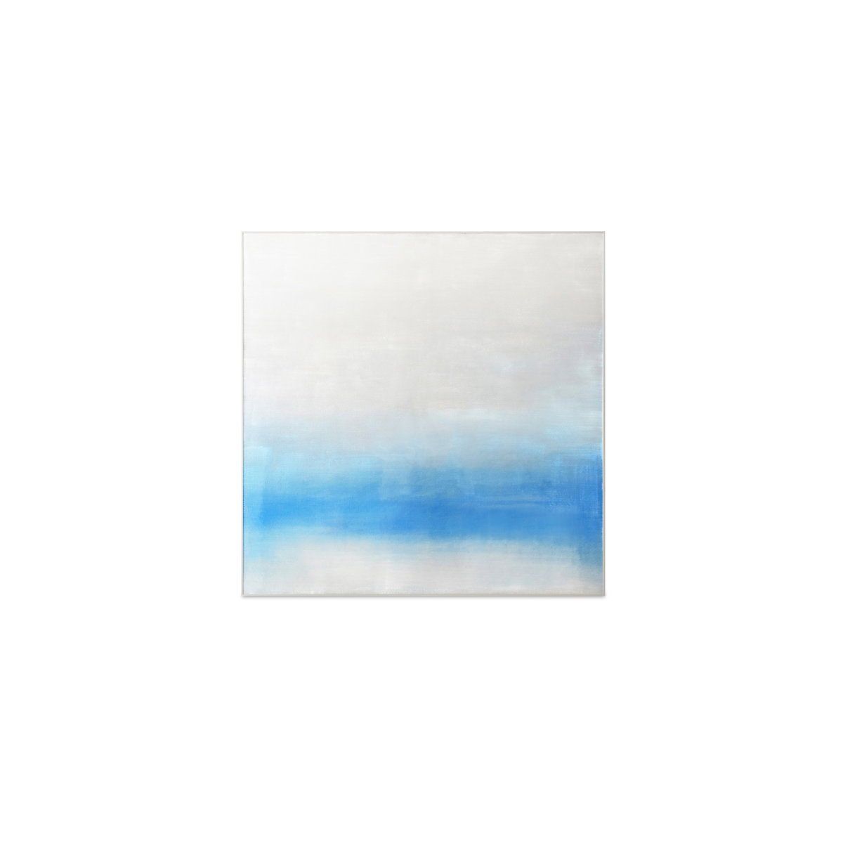 Morning Light Framed Painting Blue Palette, by Moe's Home, 48" width x 48" height x 1.75" depth View 1