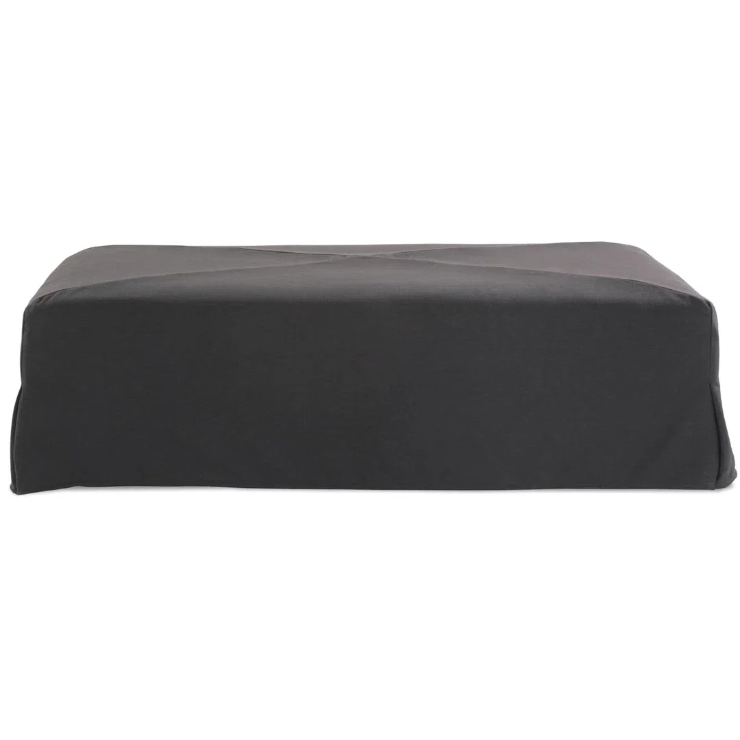 Miles Large Slipcover Ottoman, Benche by Rowe Furniture, 61" width x 18" height x 35" depth View 4