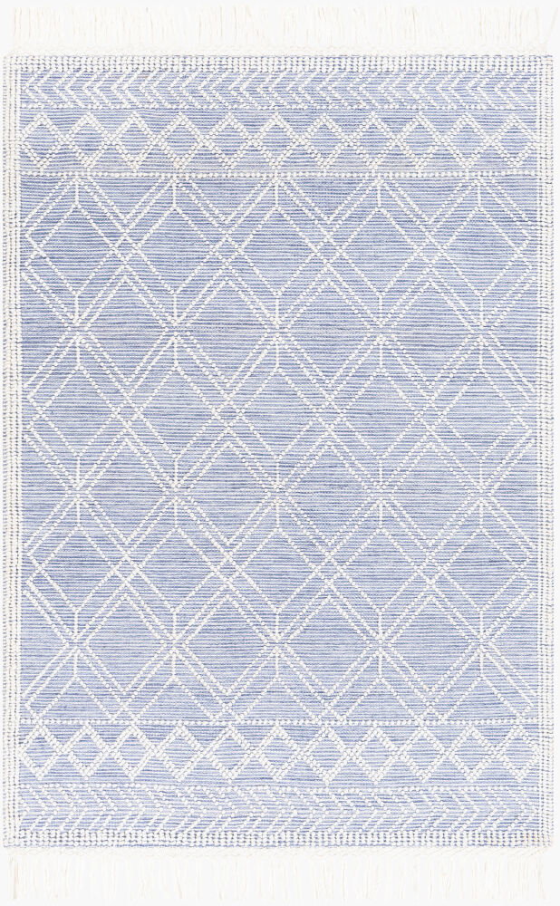 Fleur Handmade Rug, by Surya, 1'6" length x 1'6" width