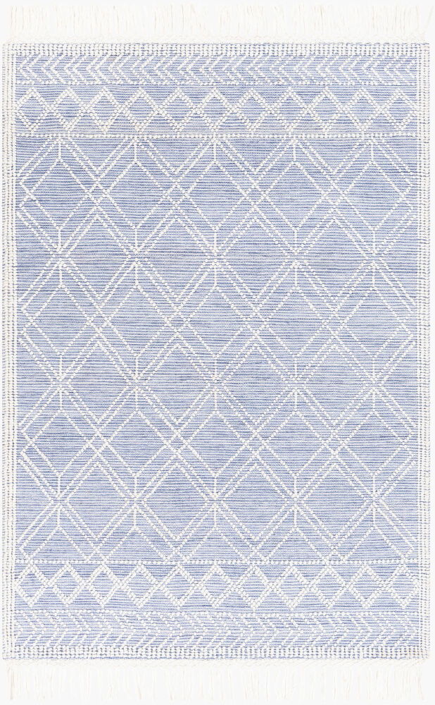 Fleur Handmade Rug, by Surya, 7'6" length x 5' width