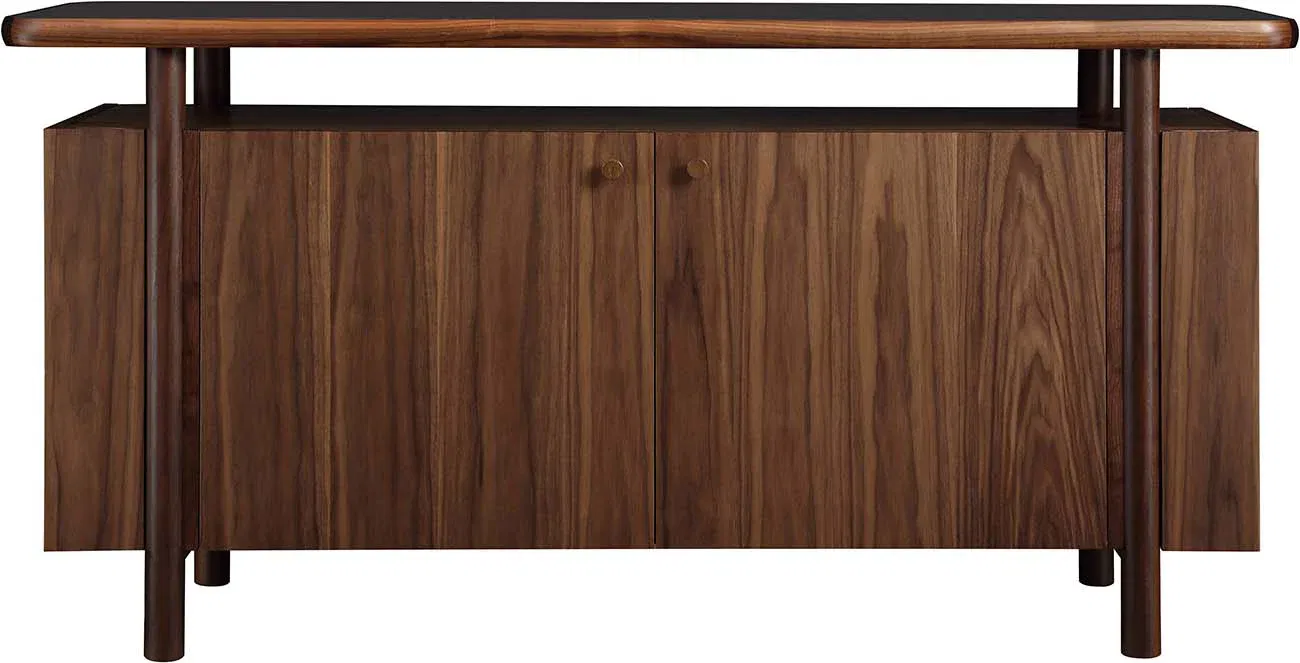 Walnut Grove Credenza - Stone Top, Sideboards & Buffet by Stickley, 67" width x 34" height x 21" depth View 2