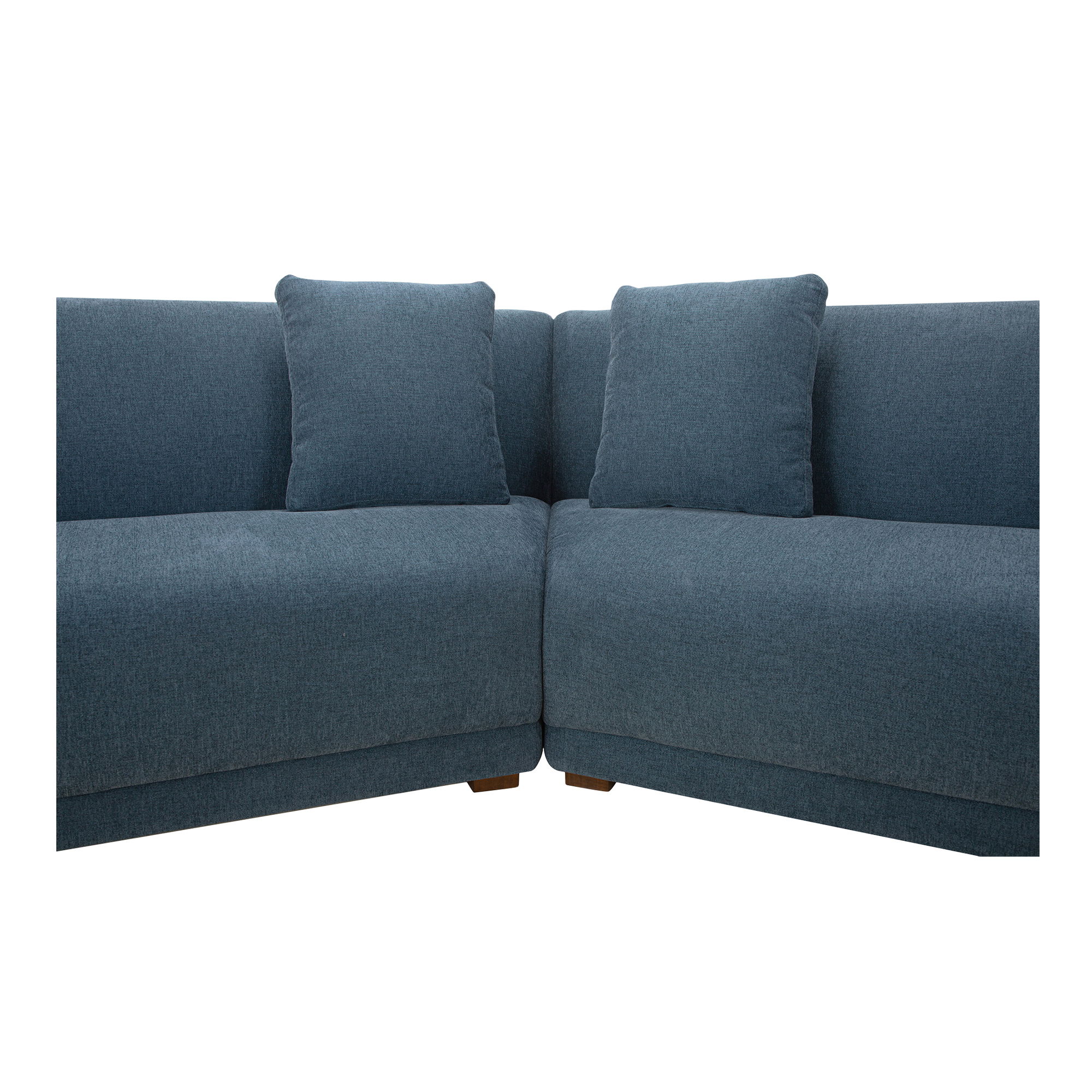 Fraser 4 Piece Modular Sectional Deep Blue, Sectional Sofa by Moe's Home, 192" width x 31.5" height x 34.29" depth View 4
