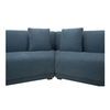 Fraser 4 Piece Modular Sectional Deep Blue thumbnail 3