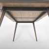 Nicholas 72'L x 39'W Dining Table | Modern | Brown Wood & Metal/Wood | Seats 6, by Mercana, 72" length x 39" width x 30" height thumbnail 12
