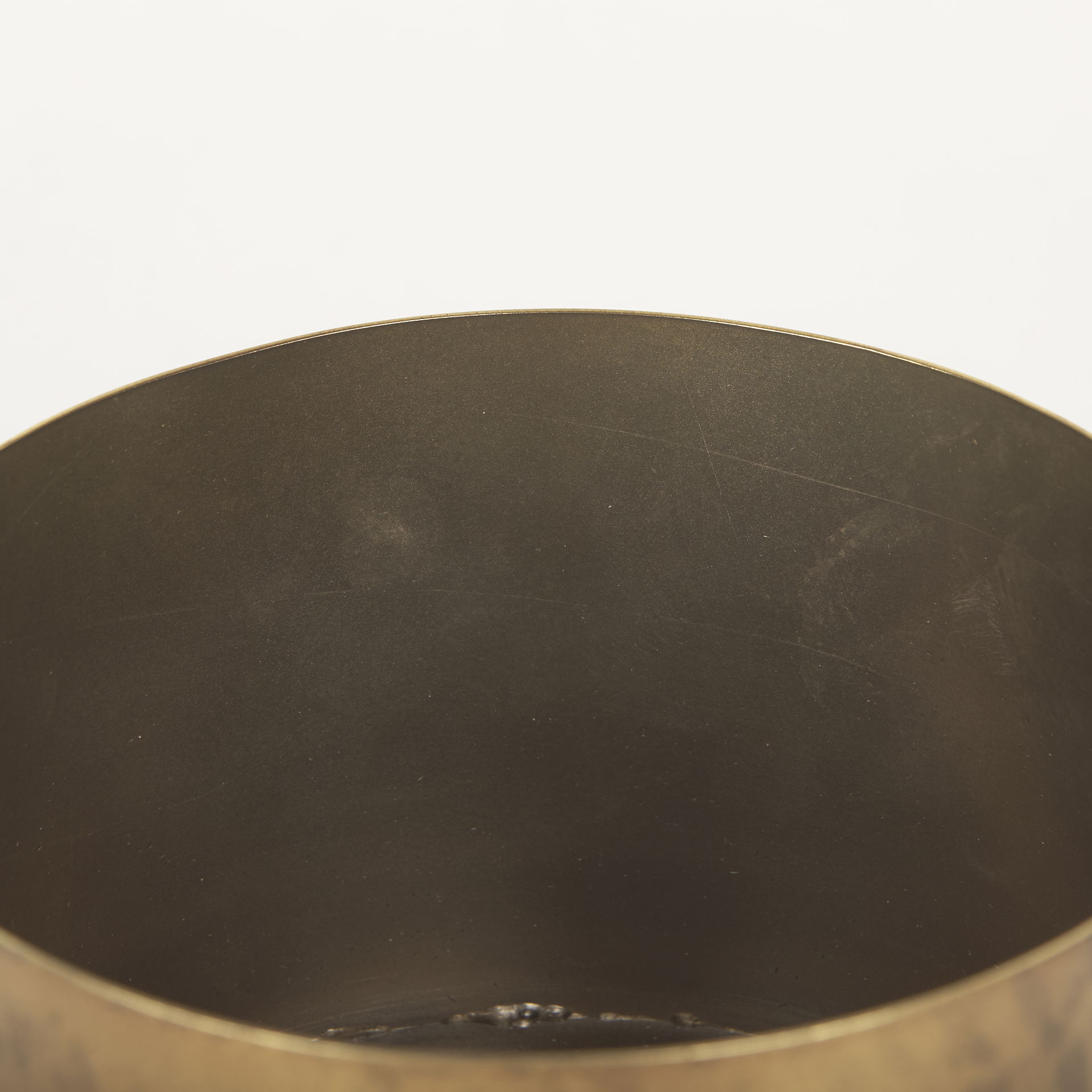 Juno 6.5H Medium Gold Iron Medium Vase, by Mercana, 8.5" length x 6" width x 6.5" height View 7