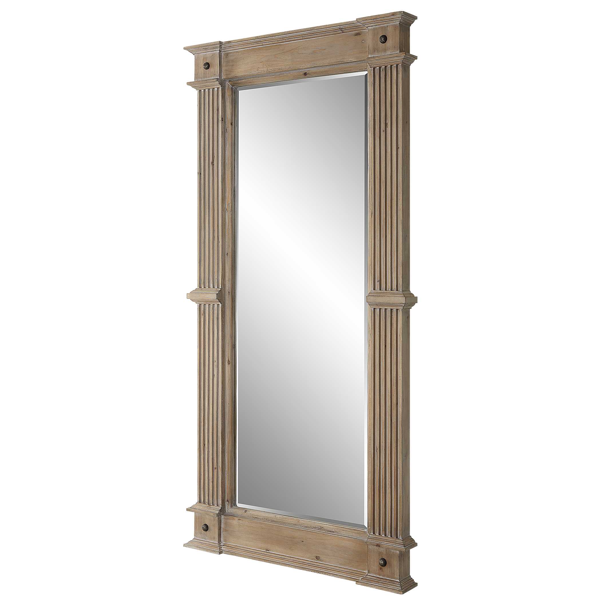 McAllister Natural Wood Oversized Mirror large image 