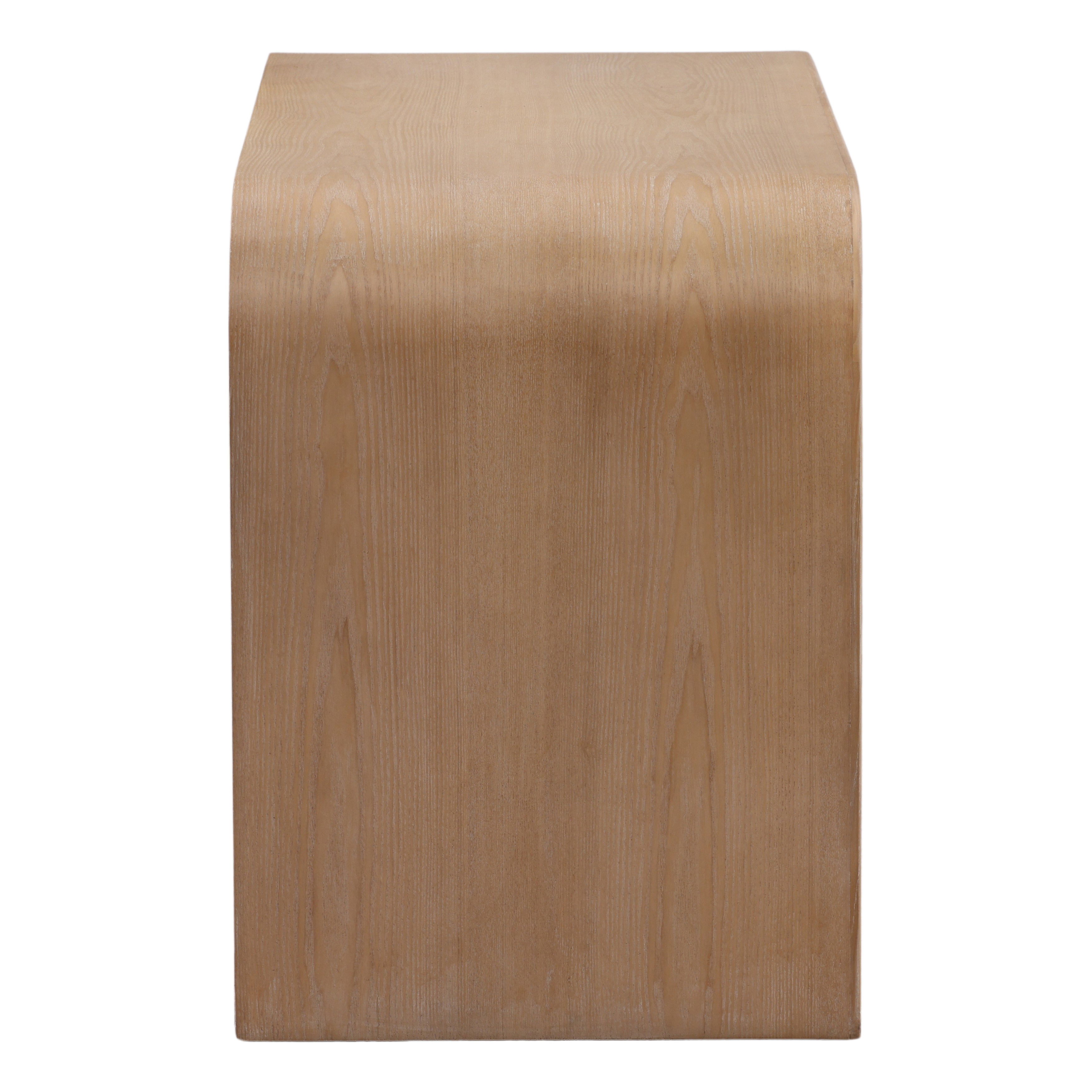 Caswell Desk Light Natural, by Dovetail, 55" width x 30" height x 22" depth View 3