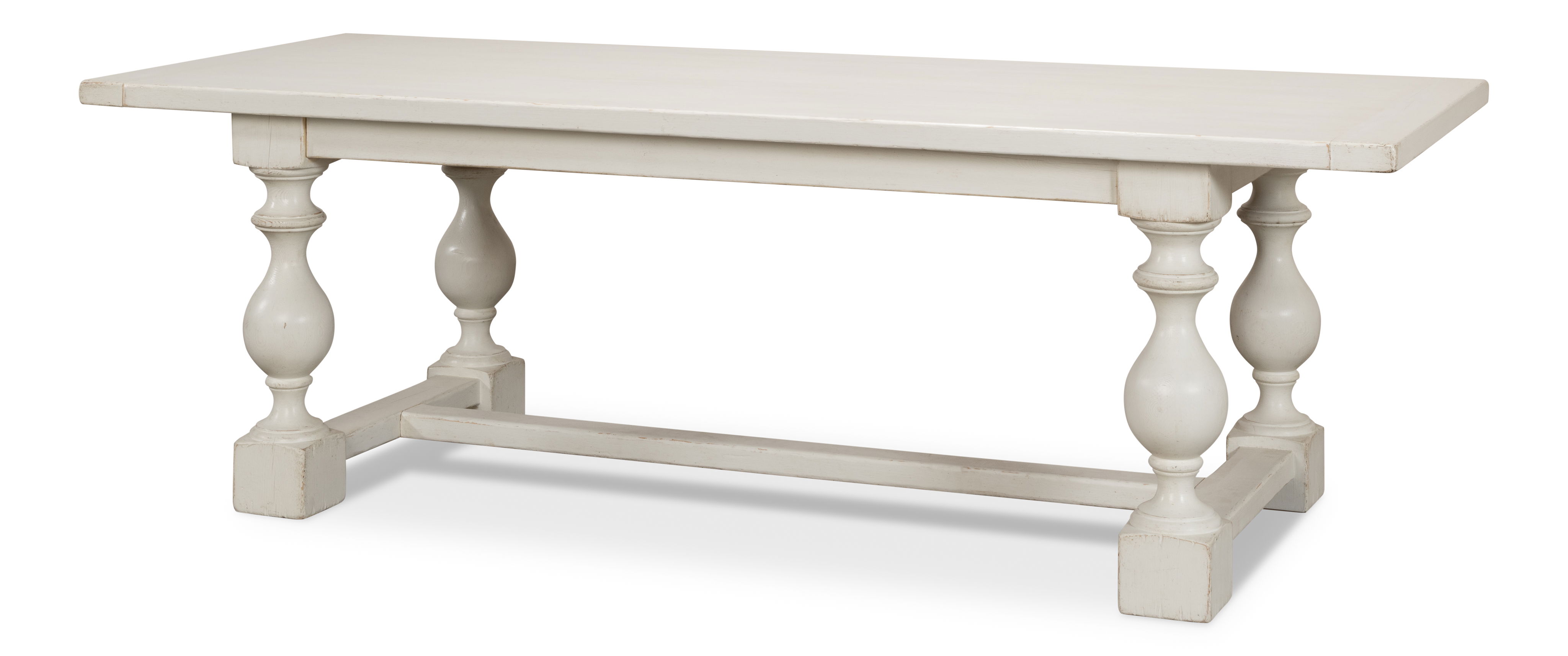 Owen Dining Table, Antique White large image 