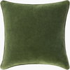 Safflower Accent Pillow, Decorative Pillow by Surya, 18" length x 18" width thumbnail