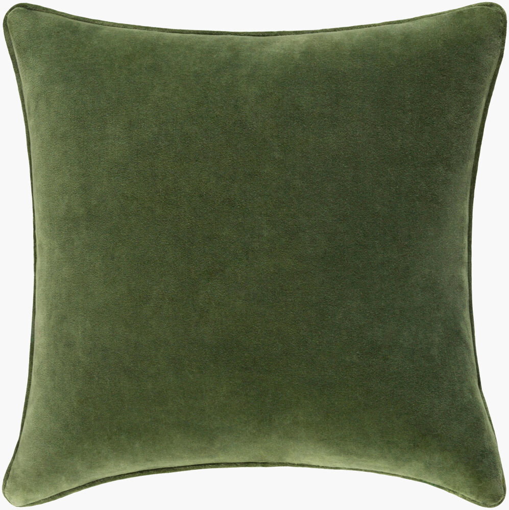 Safflower Accent Pillow, Decorative Pillow by Surya, 18" length x 18" width
