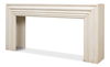 Mantel Console, Antique White, Console Table by Sarreid, 72" length x 14" width x 35" height thumbnail 9