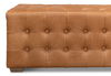 Beam Bench Tufted Leather thumbnail 7