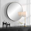 Cosmopolitan Round Mirror, by Uttermost, 37.37" width x 37.37" height x 1.75" depth thumbnail 4
