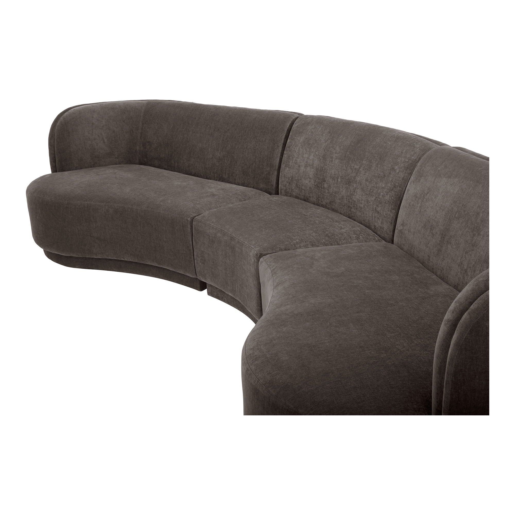 Yoon Compass Modular Sectional, Sectional Sofa by Moe's Home, 151" width x 32" height x 57.75" depth View 5