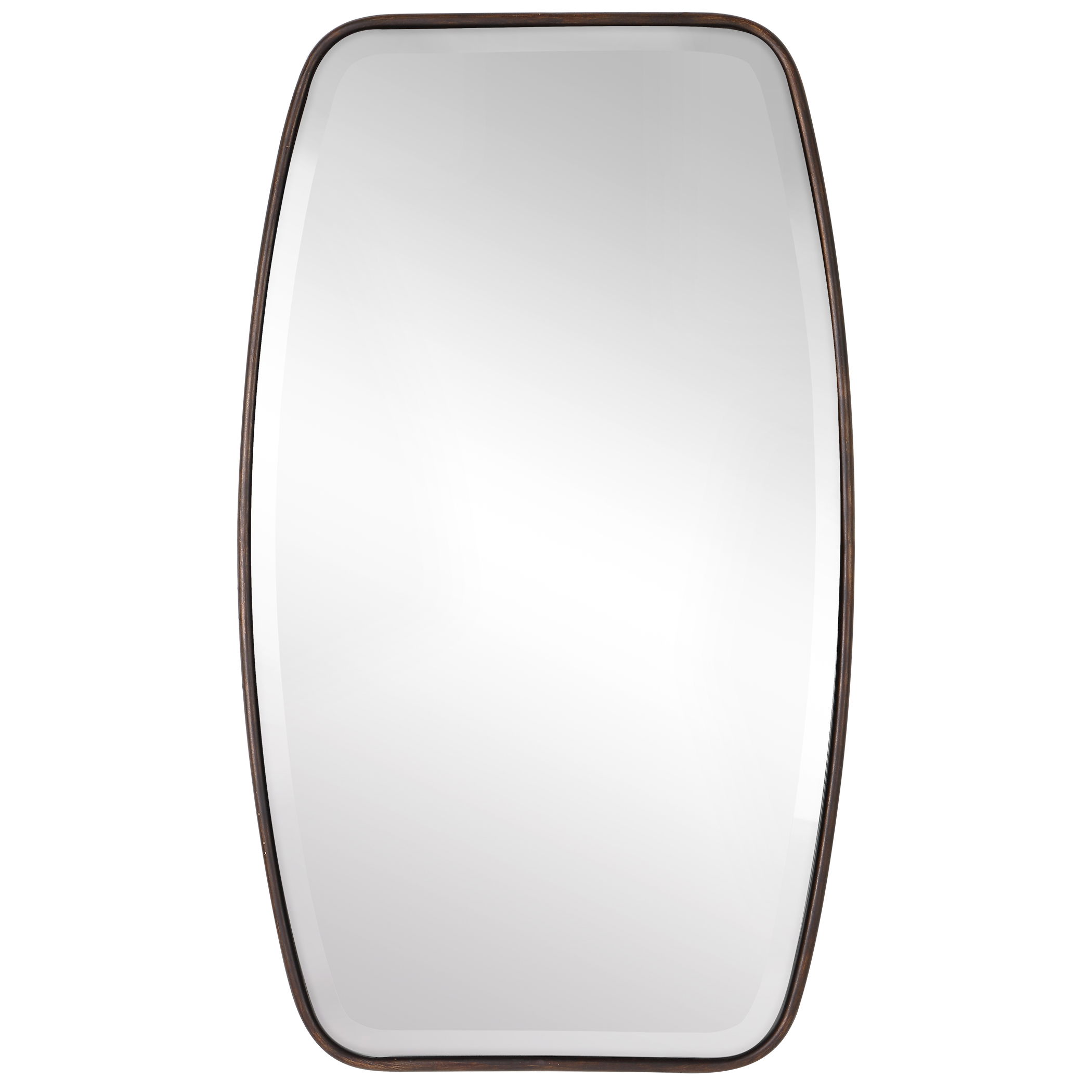 Canillo Bronze Mirror, by Uttermost, 21.13" width x 36.13" height x 0.88" depth View 1