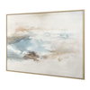 Chasing Blue Coastal Canvas Art, Painting by Uttermost, 73.7" width x 49.7" height x 1.5" depth thumbnail 4