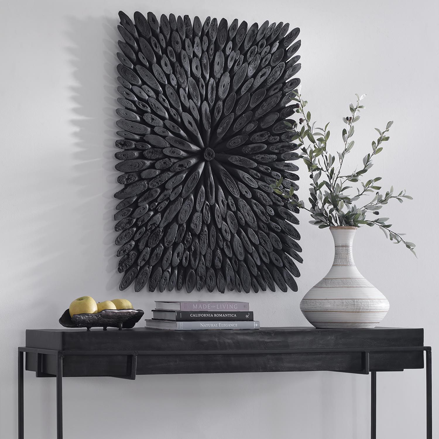 Bahama Black Wood Wall Decor large image 