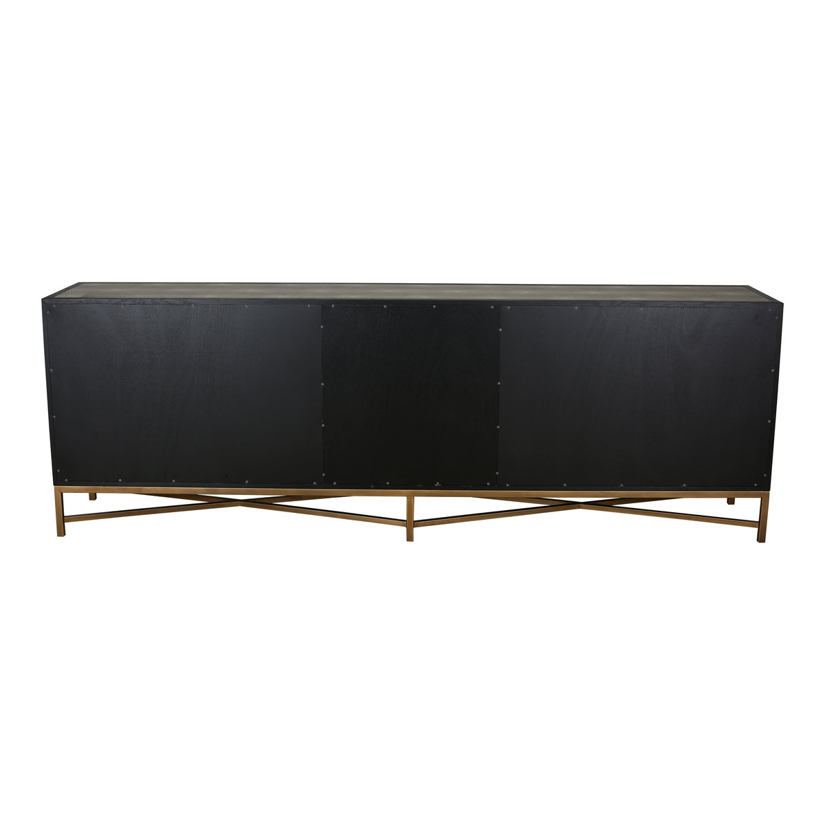 Mako Sideboard Large Grey, Cabinets & Sideboard by Moe's Home, 100" width x 34" height x 18" depth View 5