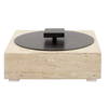 Natural Luxe Travertine Box, Boxe by Uttermost, 10" width x 4.5" height x 10" depth thumbnail 4