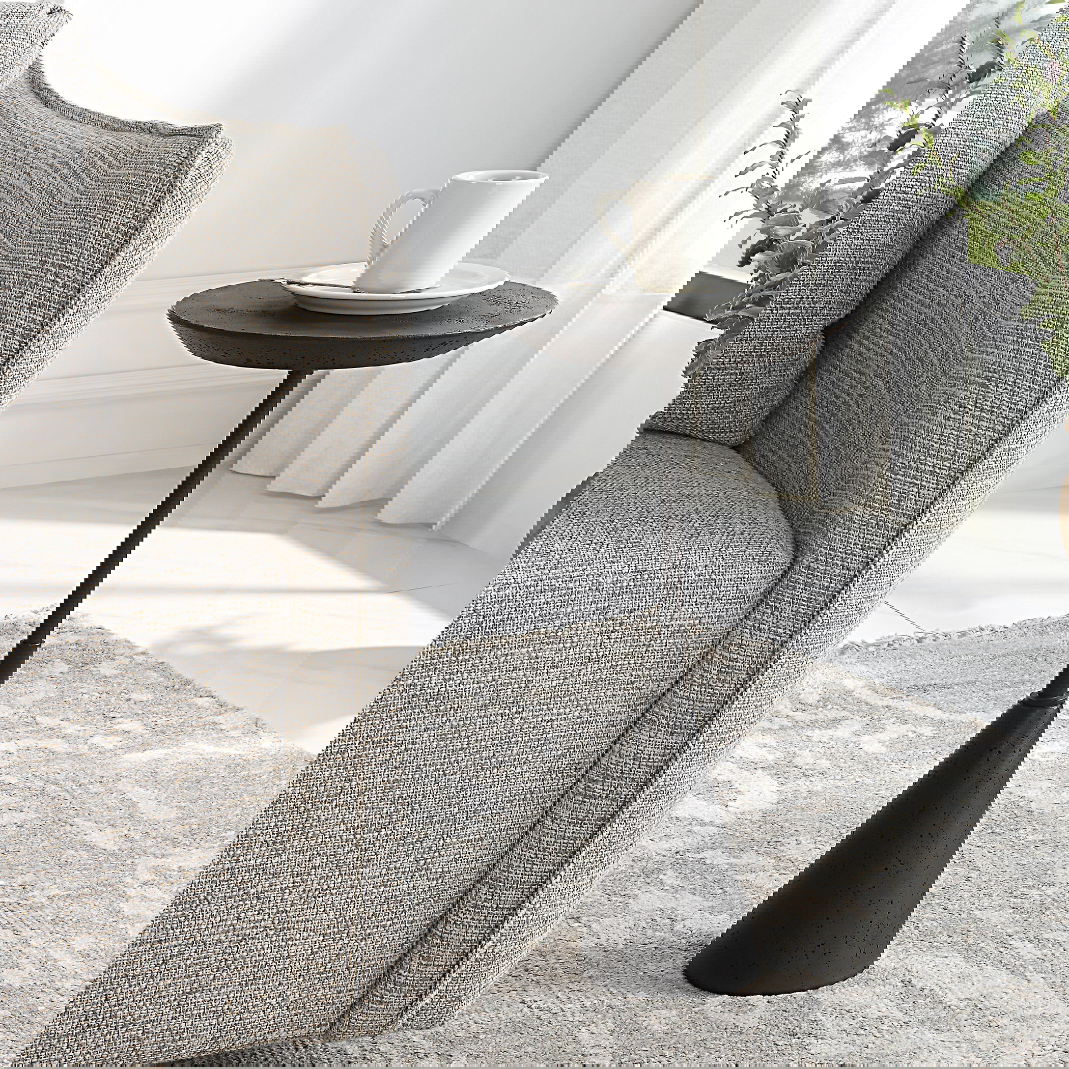 Midnight Accent Table, Furniture by Uttermost, 12.5" width x 22.5" height x 12.5" depth View 2