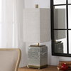 Covey Gray Glaze Buffet Lamp, by Uttermost, 10" width x 2'7.75" height x 10" depth thumbnail 5