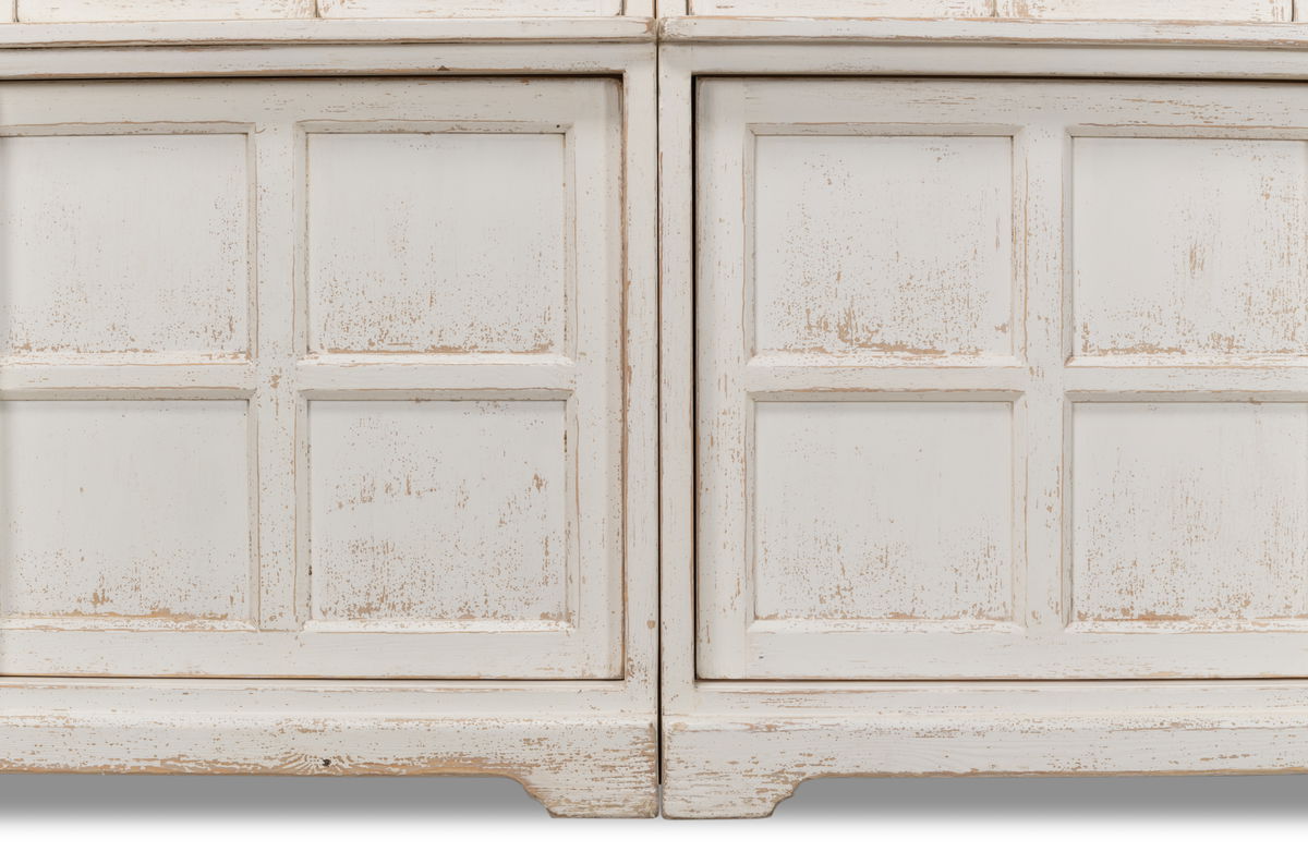 Glass Front Bookcase, by Sarreid, 1'10" length x 10'1" width x 8'10" height View 5