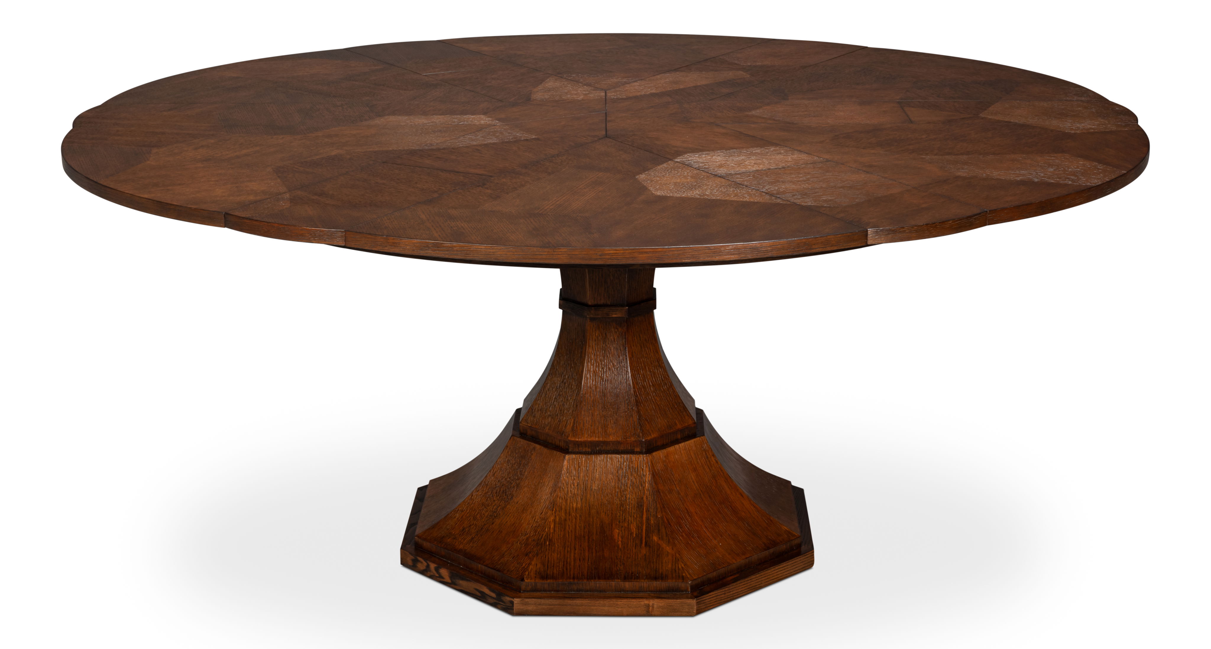 Giselle Jupe Table,Med,Palladio, Dining Table by Sarreid, 55" length x 55" width x 30" height View 5