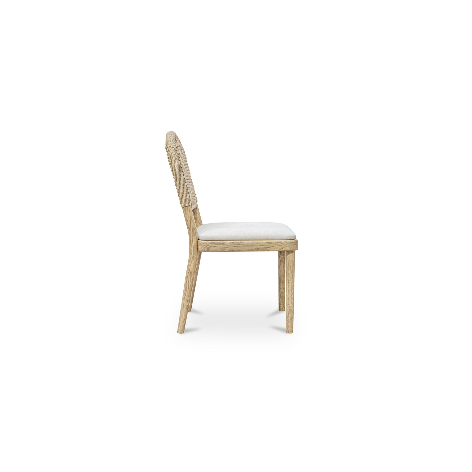 Claire Dining Chair Natural-set Of Two, by Moe's Home, 20.8" width x 35.1" height x 22" depth View 4