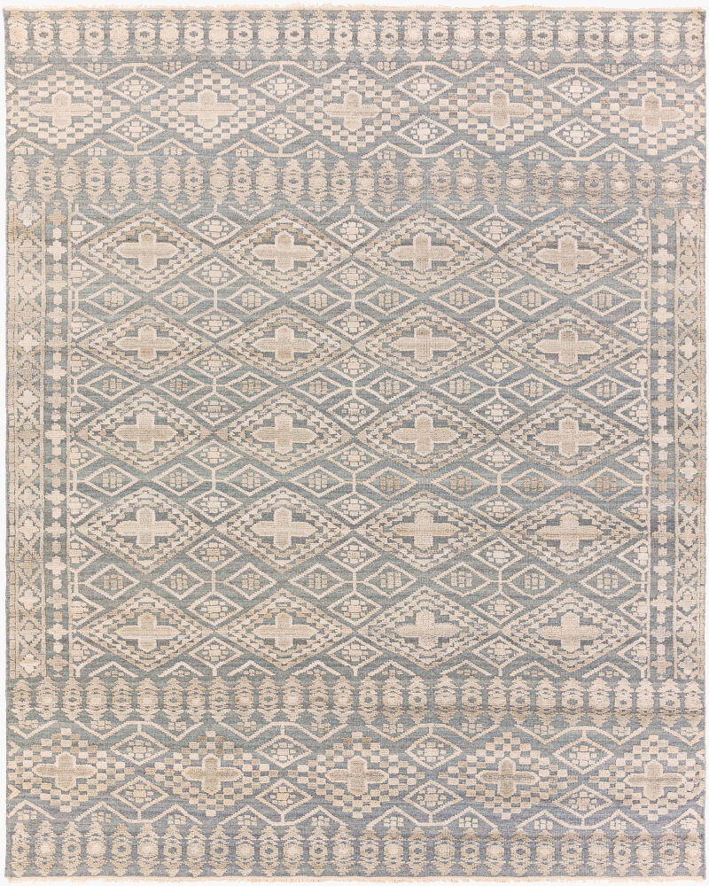 Nobility Handmade Rug, by Surya, 1'6" length x 1'6" width