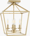 Vespera Chandelier, by Surya, 12" length x 12" width x 16" height thumbnail