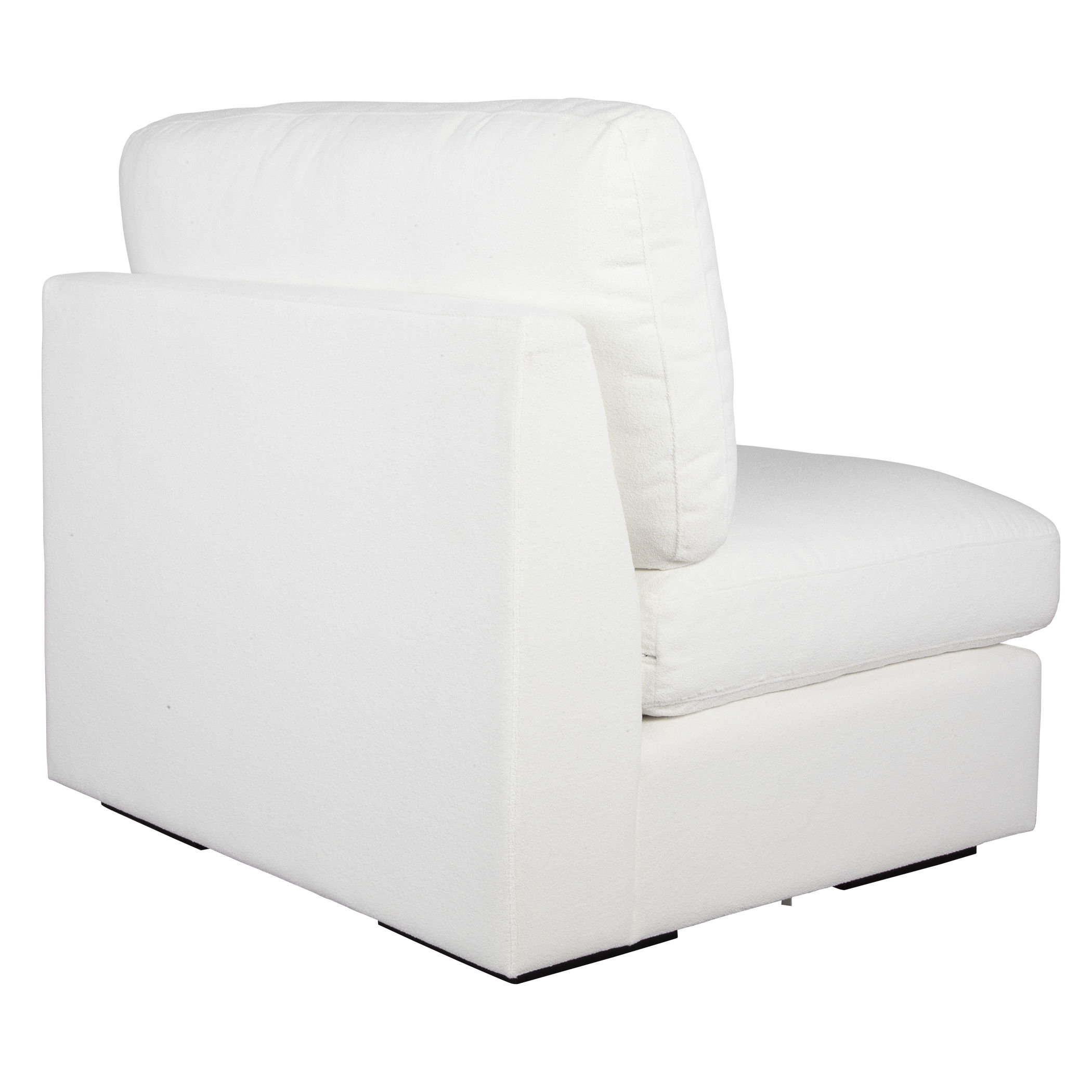 Refuge Armless Arctic White Sofa large image 