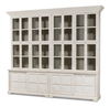 Glass Front Bookcase, Shelving & Bookcase by Sarreid, 121" length x 22" width x 106" height thumbnail 1