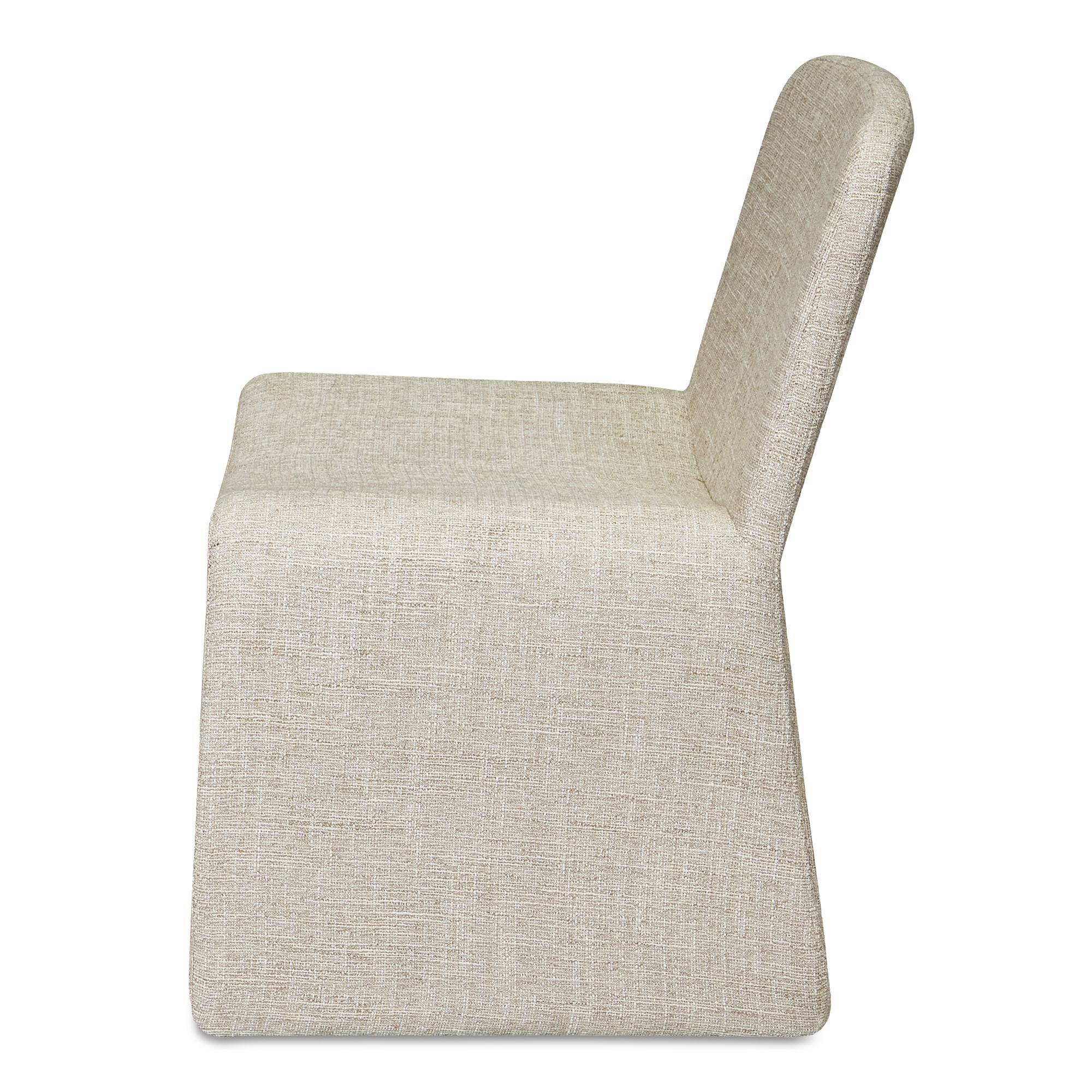 Ella Accent Chair Heather Beige, by Moe's Home, 30" width x 34" height x 22.5" depth View 4