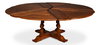 Walnut Jupe Dining Table  Ex-Large, by Sarreid, 6'8" length x 6'8" width x 2'6" height thumbnail 10