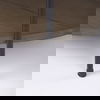 Larkin 42' Round Two-Tier White Marble Top and Solid Wood Shelf with Black Metal Frame Coffee Table thumbnail 4