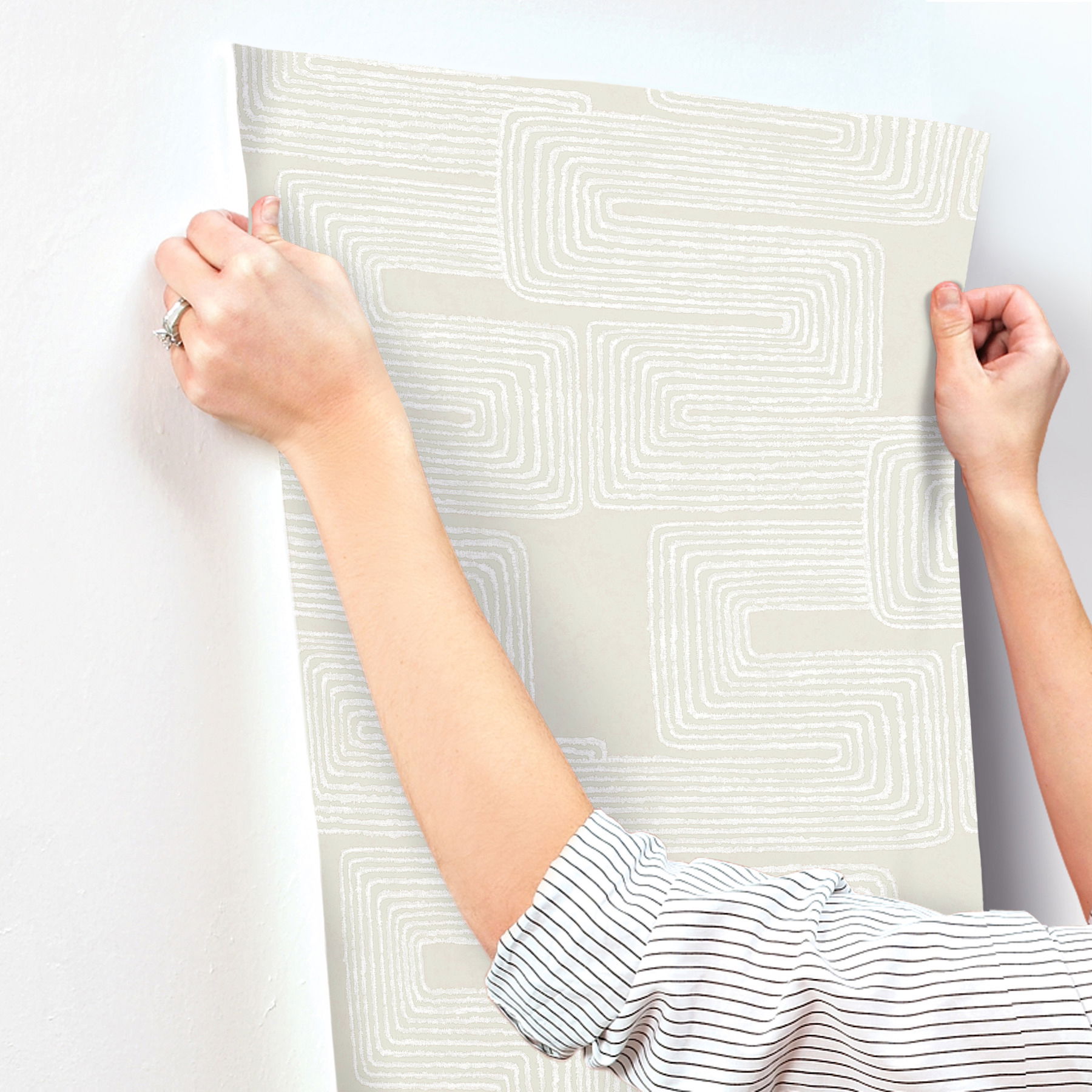 Zulu Thread Neutral & Pearl Wallpaper large image 
